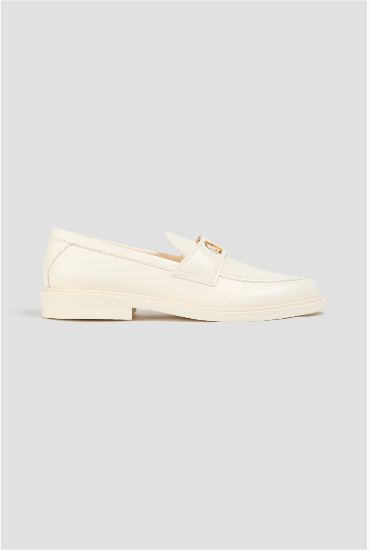Valentino Vlogo Signature Leather Loafers